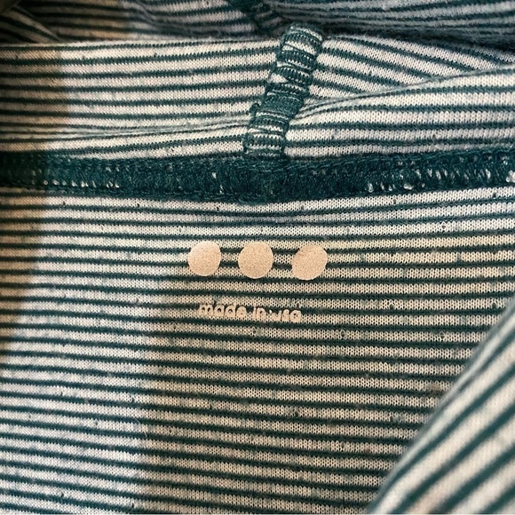 Three Dots Cowlneck Sweater Striped Sz XL - Picture 2 of 8